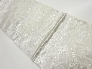 御所車・花々に華紋模様織出し袋帯